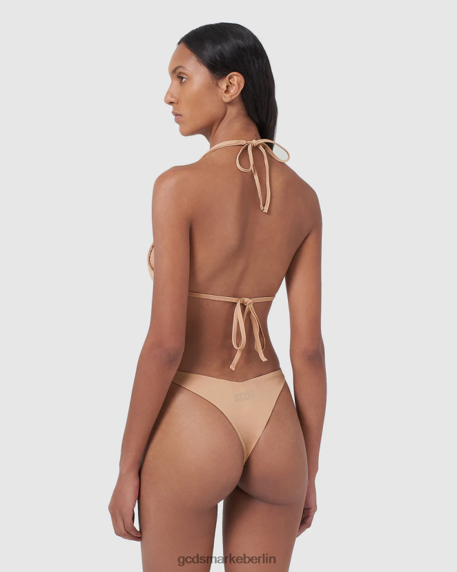 GCDS Frauen Bikini mit Metallclip und Logo LP42F568 nackt Kleidung