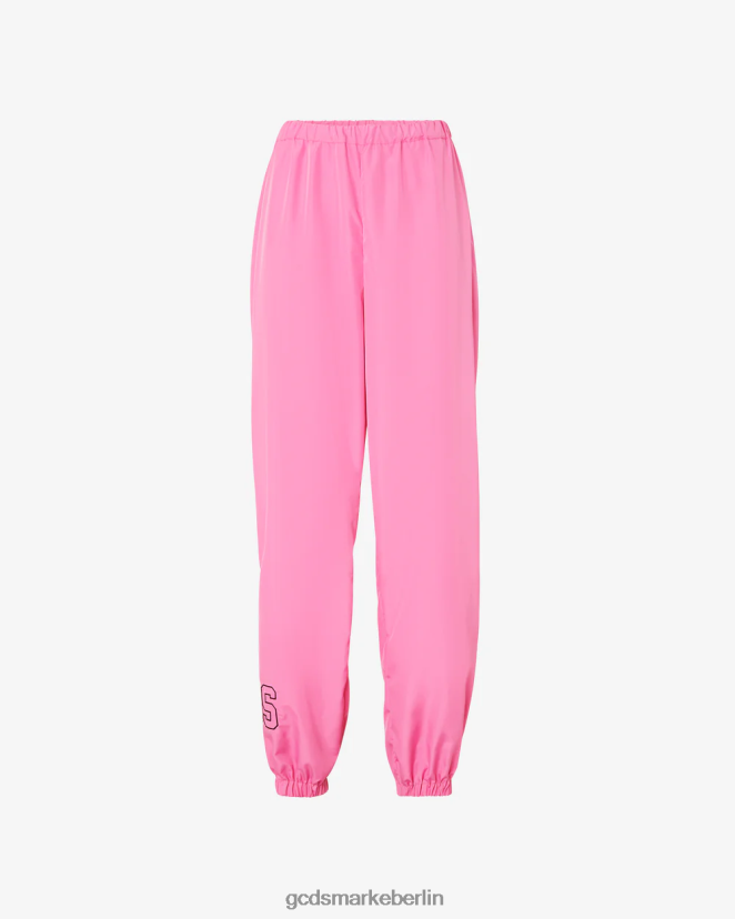 GCDS Frauen Herz-Nylonhose LP42F457 Fuchsie Kleidung