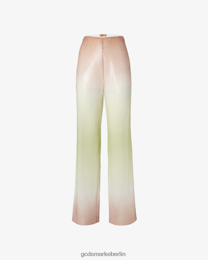 GCDS Frauen Hose mit degradierten Pailletten LP42F441 Mehrfarbig Kleidung