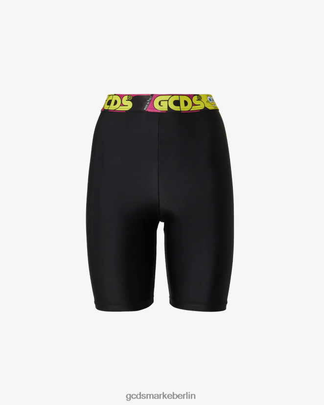 GCDS Frauen SpongeBob-Radfahrer LP42F462 Schwarz Kleidung
