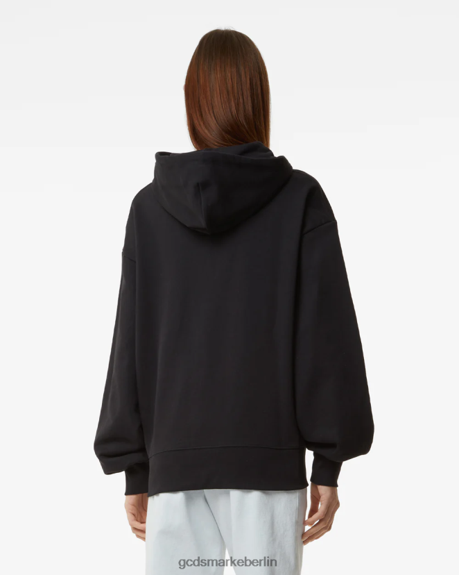GCDS Frauen Spongebob egal Kapuzenpullover LP42F350 Schwarz Kleidung