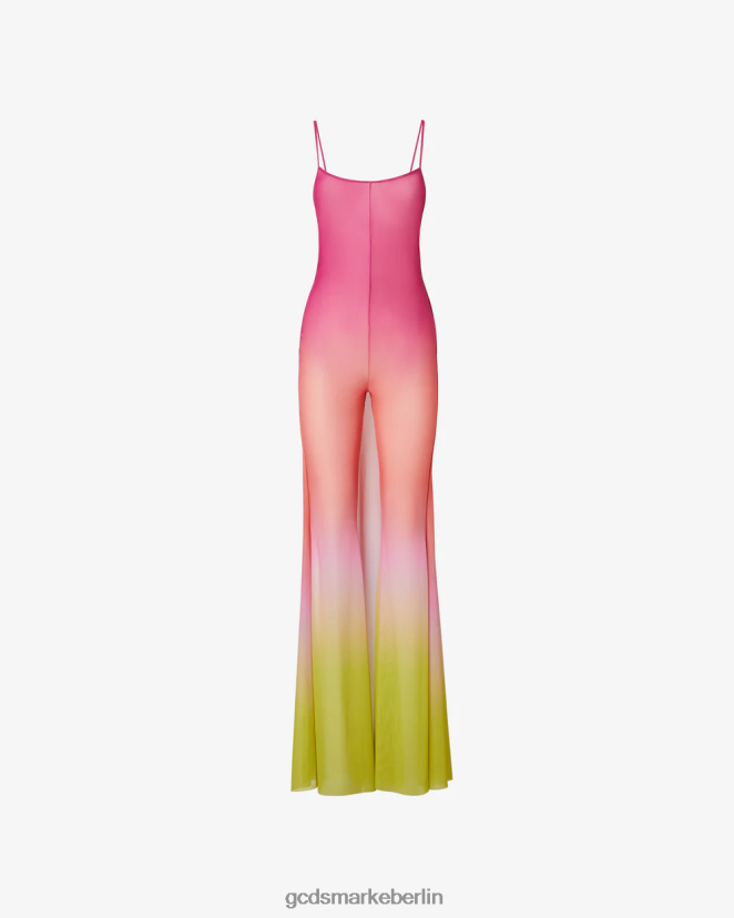GCDS Frauen Kleid degradieren LP42F405 Fuchsie Kleidung
