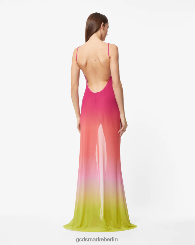 GCDS Frauen Kleid degradieren LP42F405 Fuchsie Kleidung