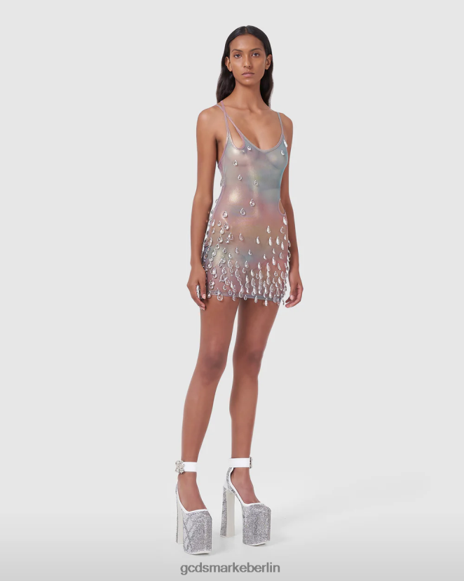 GCDS Frauen Sita lässt ihr Kleid fallen LP42F556 Mehrfarbig Kleidung