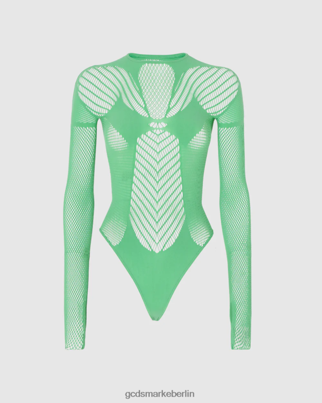 GCDS Frauen Gift-Body LP42F393 Grün Kleidung