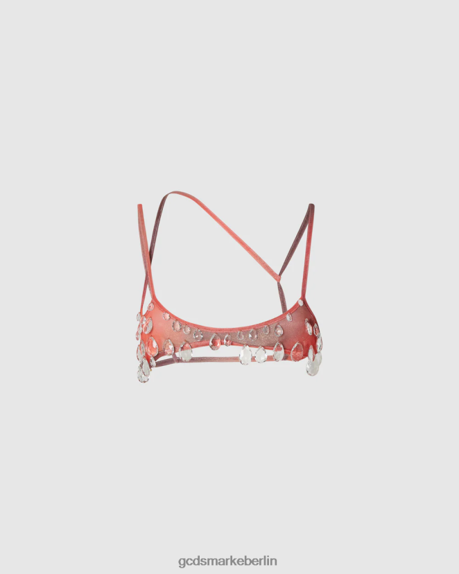 GCDS Frauen Sita lässt Mini-Top fallen LP42F389 Mehrfarbig Kleidung