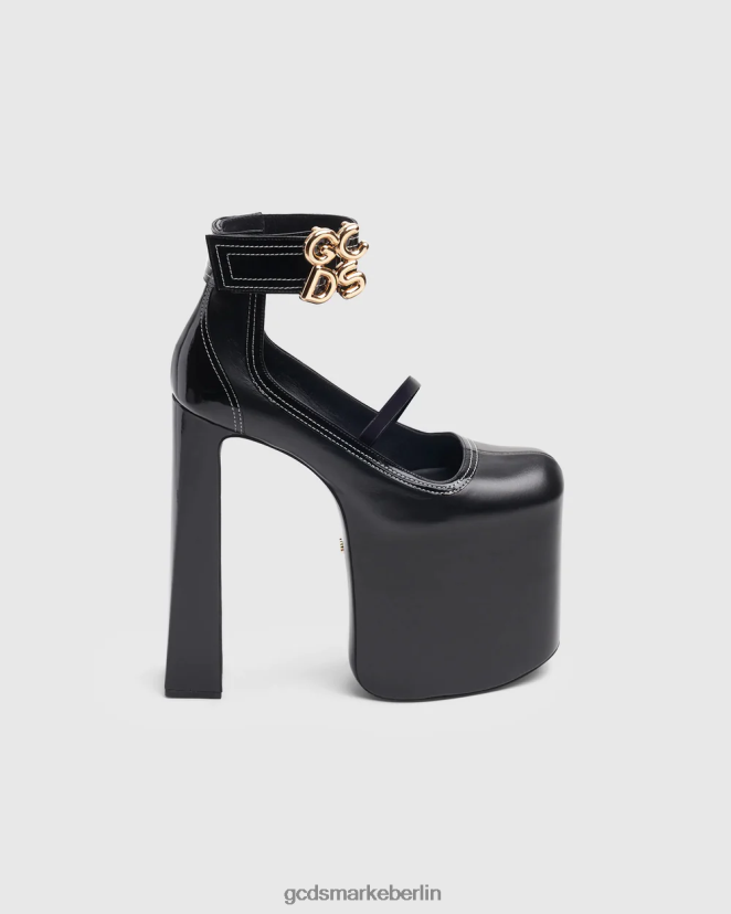 GCDS Frauen göttliche Absätze LP42F559 Schwarz Schuhwerk