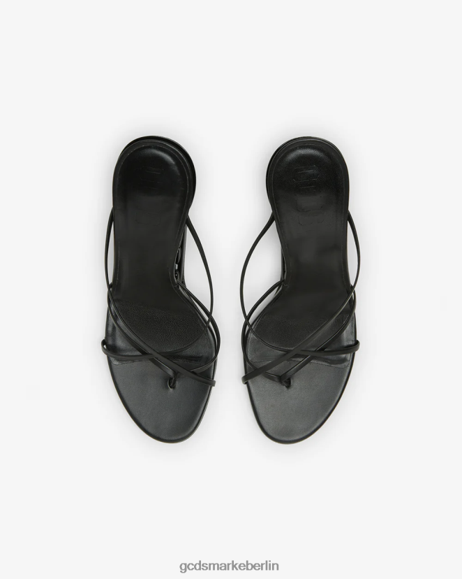 GCDS Frauen Morso Zehenstegsandalen LP42F506 Schwarz Schuhwerk