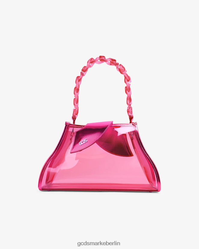 GCDS Frauen Comma Transpallic Mittelgroße Tasche LP42F529 Fuchsie Zubehörteil