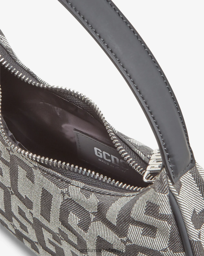 GCDS Frauen Hobo-Tasche mit Monogramm LP42F533 Mehrfarbig Zubehörteil