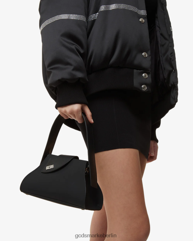 GCDS Frauen Komma kleine Handtasche LP42F519 Schwarz Zubehörteil