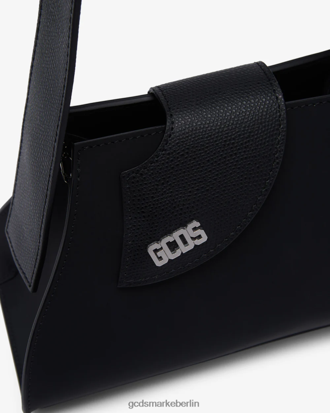 GCDS Frauen Komma kleine Handtasche LP42F519 Schwarz Zubehörteil