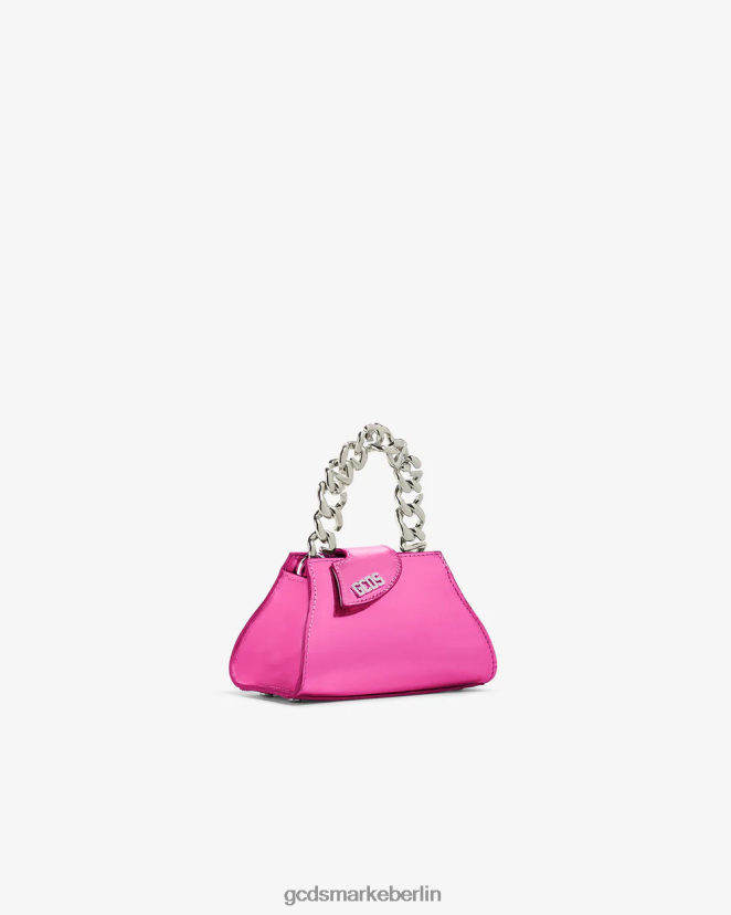 GCDS Frauen Komma transparente Babytasche LP42F526 Fuchsie Zubehörteil