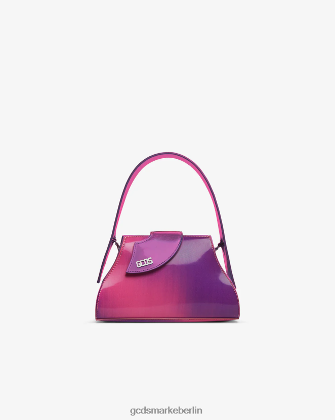 GCDS Frauen Komma transparente kleine Tasche LP42F527 Fuchsie Zubehörteil