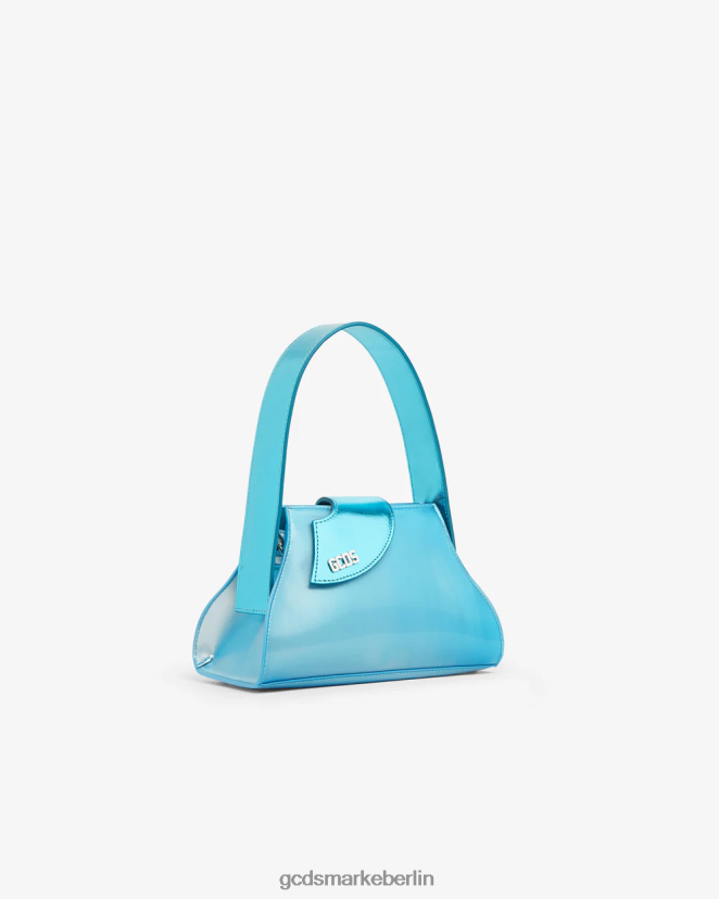 GCDS Frauen Komma transparente kleine Tasche LP42F530 hellblau Zubehörteil