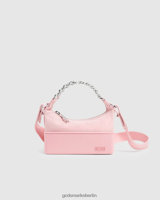 GCDS Frauen Matilda-Tasche aus Nylon LP42F563 Rosa Zubehörteil