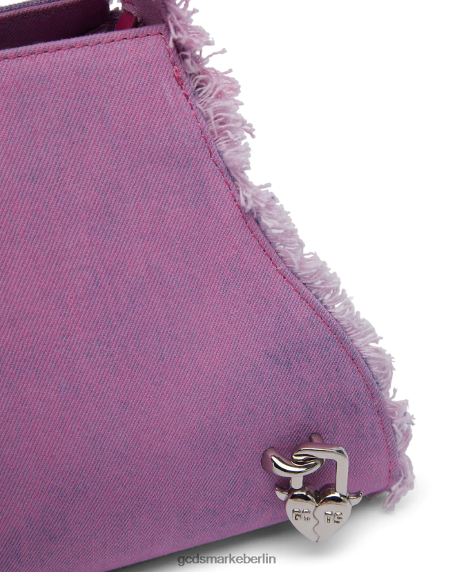 GCDS Frauen Mittlere Denim-Tasche von Comma LP42F518 Rosa Zubehörteil