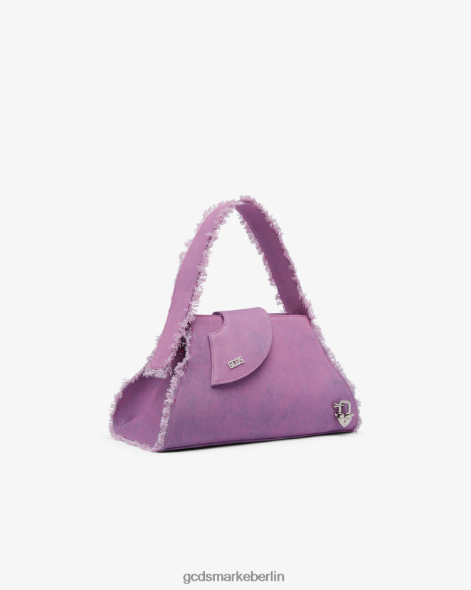 GCDS Frauen Mittlere Denim-Tasche von Comma LP42F518 Rosa Zubehörteil
