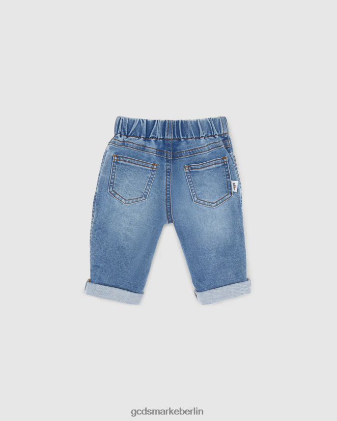 GCDS Kinder Baby-Jeanshose LP42F622 hellblau Kleidung