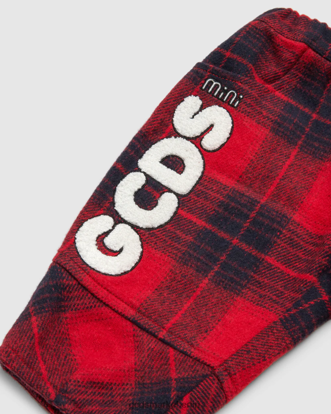 GCDS Kinder Baby-Tartan-Hose LP42F627 Mehrfarbig Kleidung