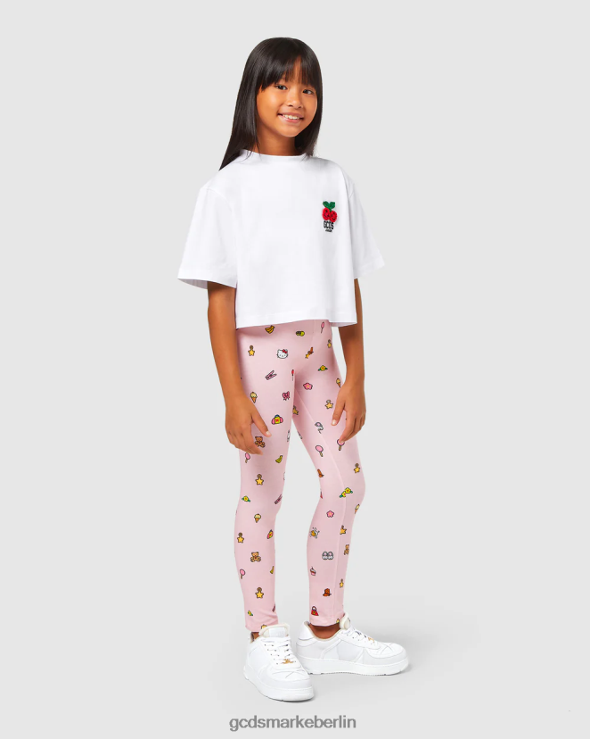GCDS Kinder Junior-Hello-Kitty-Leggings LP42F816 Mehrfarbig Kleidung