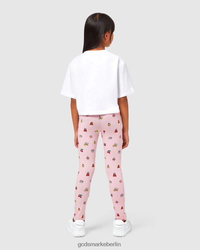 GCDS Kinder Junior-Hello-Kitty-Leggings LP42F816 Mehrfarbig Kleidung