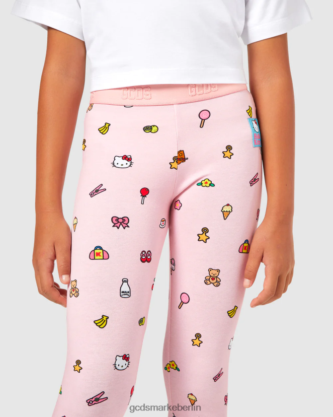 GCDS Kinder Junior-Hello-Kitty-Leggings LP42F816 Mehrfarbig Kleidung