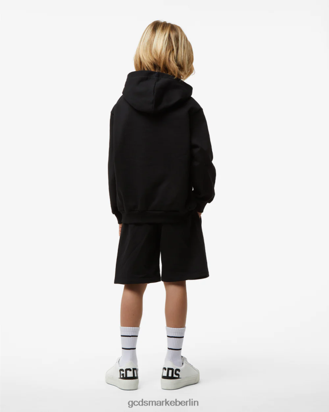 GCDS Kinder Junior SpongeBob Italico Bermuda LP42F761 Schwarz Kleidung