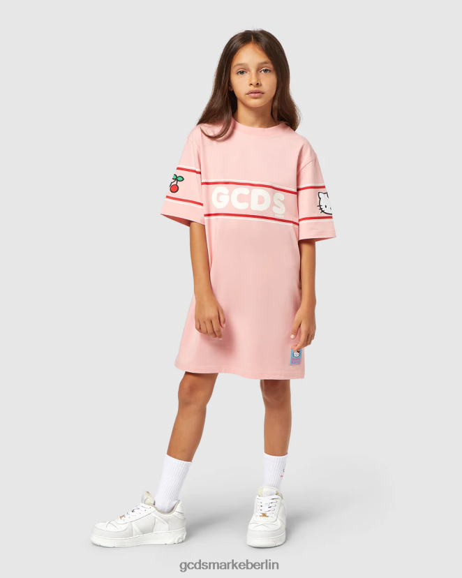 GCDS Kinder Hello-Kitty-Kleid für Junioren LP42F813 Rosa Kleidung