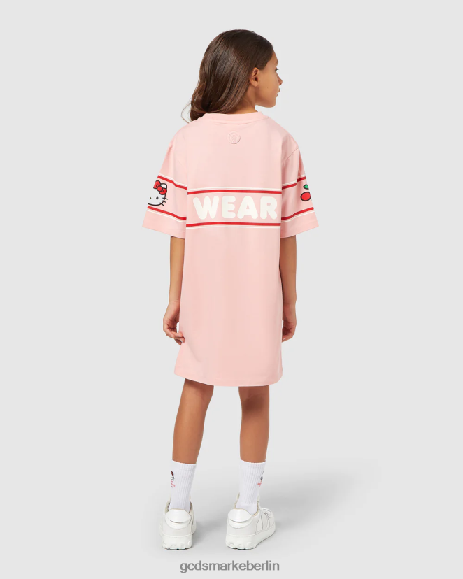 GCDS Kinder Hello-Kitty-Kleid für Junioren LP42F813 Rosa Kleidung