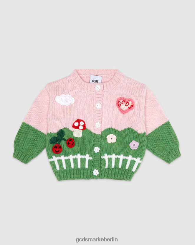 GCDS Kinder Strickjacke für Babys LP42F611 Mehrfarbig Kleidung