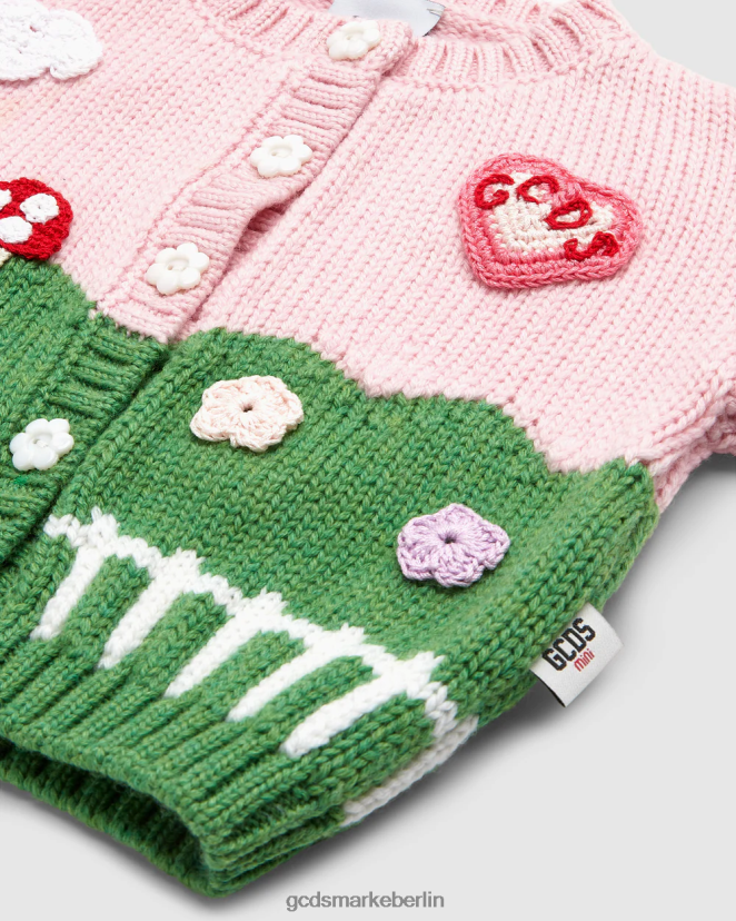 GCDS Kinder Strickjacke für Babys LP42F611 Mehrfarbig Kleidung