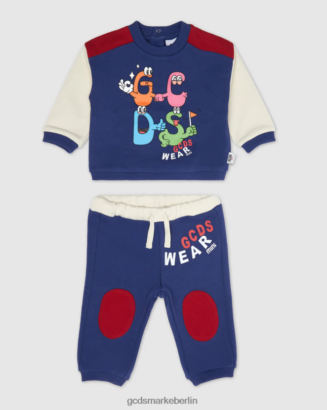 GCDS Kinder Baby-Monster-Trainingsanzug LP42F599 Mehrfarbig Kleidung