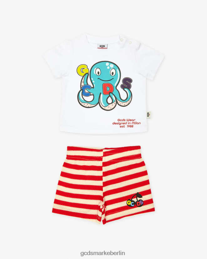 GCDS Kinder Baby-Trainingsanzug LP42F604 Mehrfarbig Kleidung