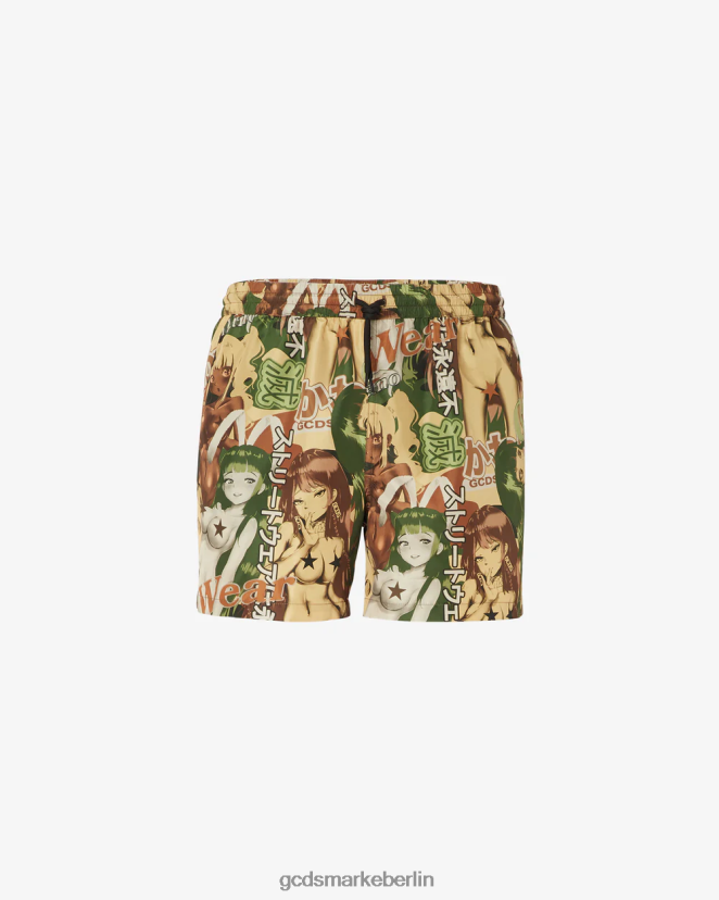 GCDS Männer Hentai-Badeshorts LP42F155 Mehrfarbig Kleidung
