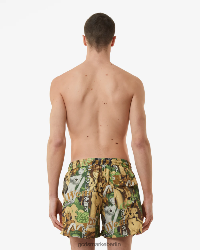 GCDS Männer Hentai-Badeshorts LP42F155 Mehrfarbig Kleidung