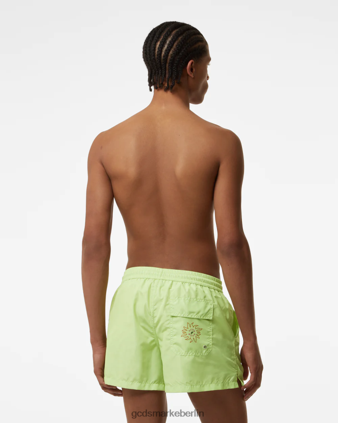 GCDS Männer Surfen wirdo Badeshorts LP42F157 Kalk Kleidung