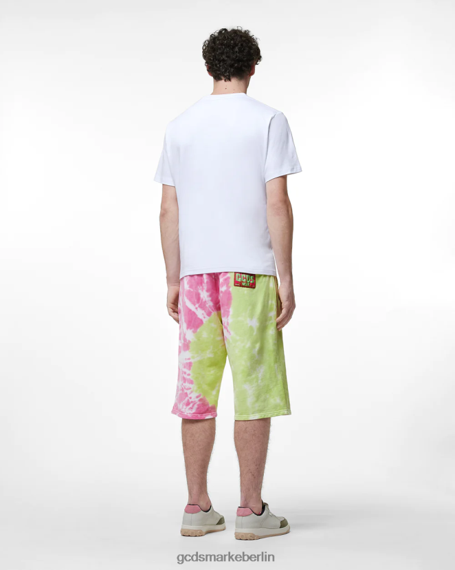GCDS Männer Batik-Sweatshorts LP42F136 Mehrfarbig Kleidung