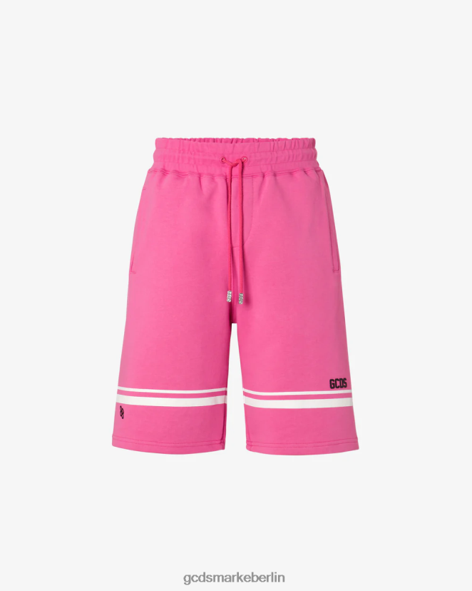 GCDS Männer Bermuda mit niedrigem Logoband LP42F141 Fuchsie Kleidung