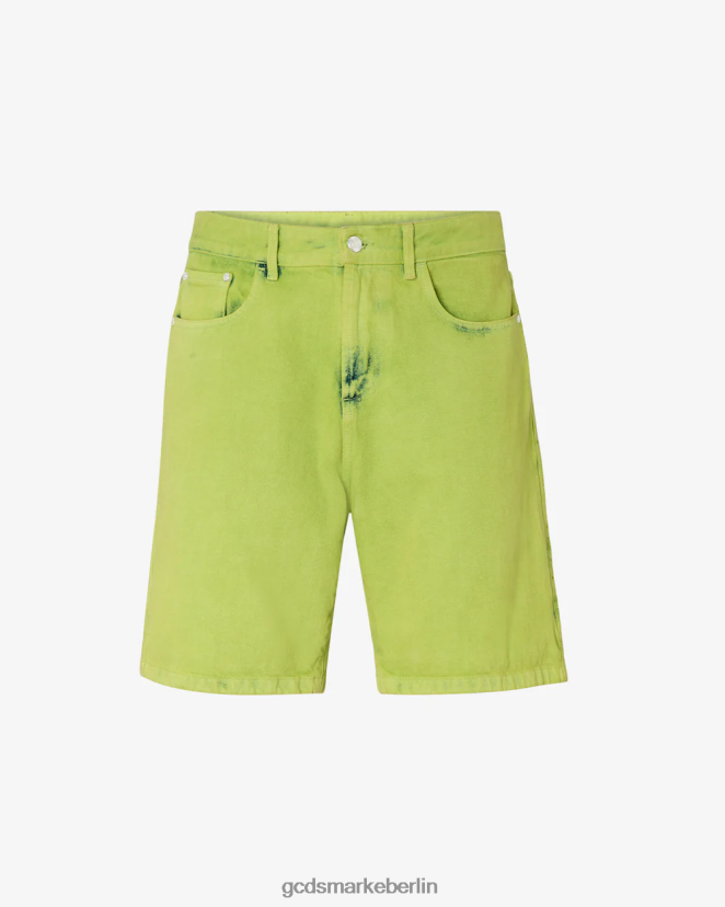 GCDS Männer Eimer gebleichte Bermuda LP42F135 Kalk Kleidung