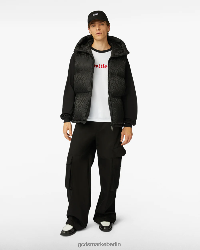 GCDS Männer Ultracargo-Hose LP42F110 Schwarz Kleidung