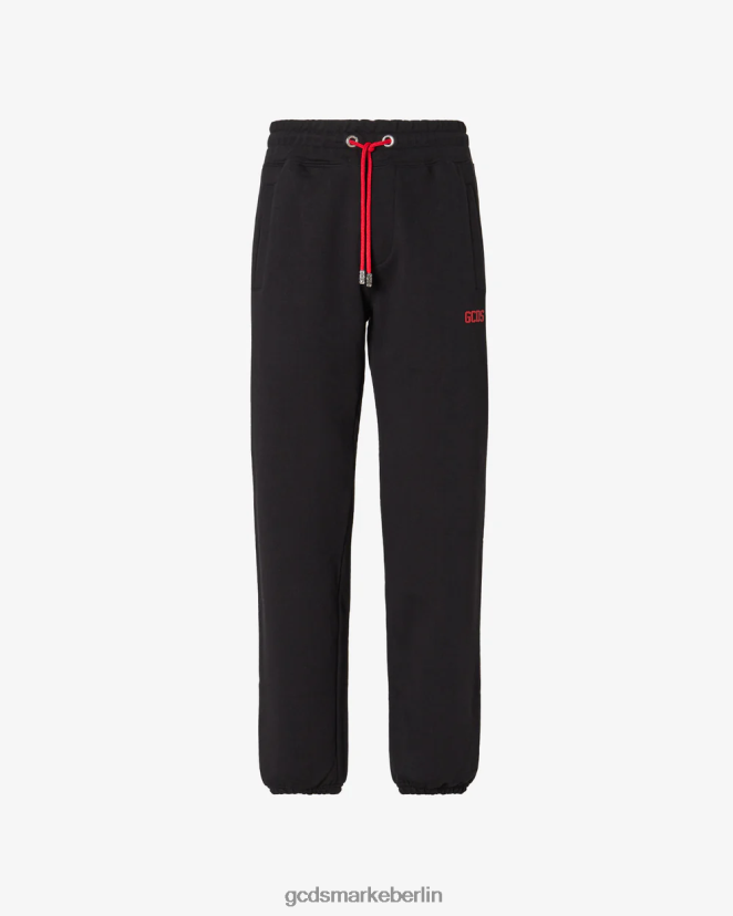 GCDS Männer Öko-Basic-Jogginghose LP42F133 Schwarz Kleidung