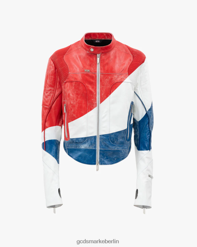 GCDS x Pepsi Männer Biker-Jacke LP42F1 Mehrfarbig Kleidung