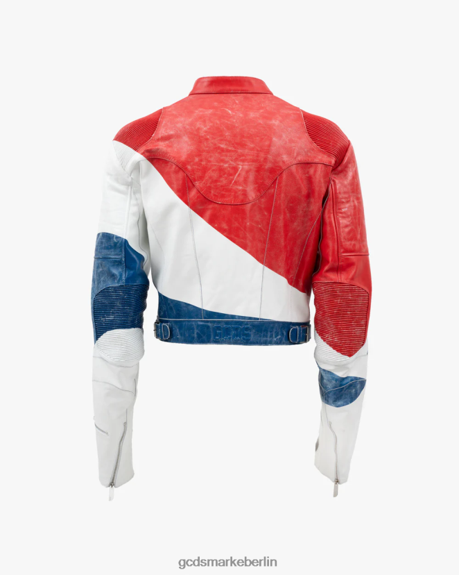 GCDS x Pepsi Männer Biker-Jacke LP42F1 Mehrfarbig Kleidung
