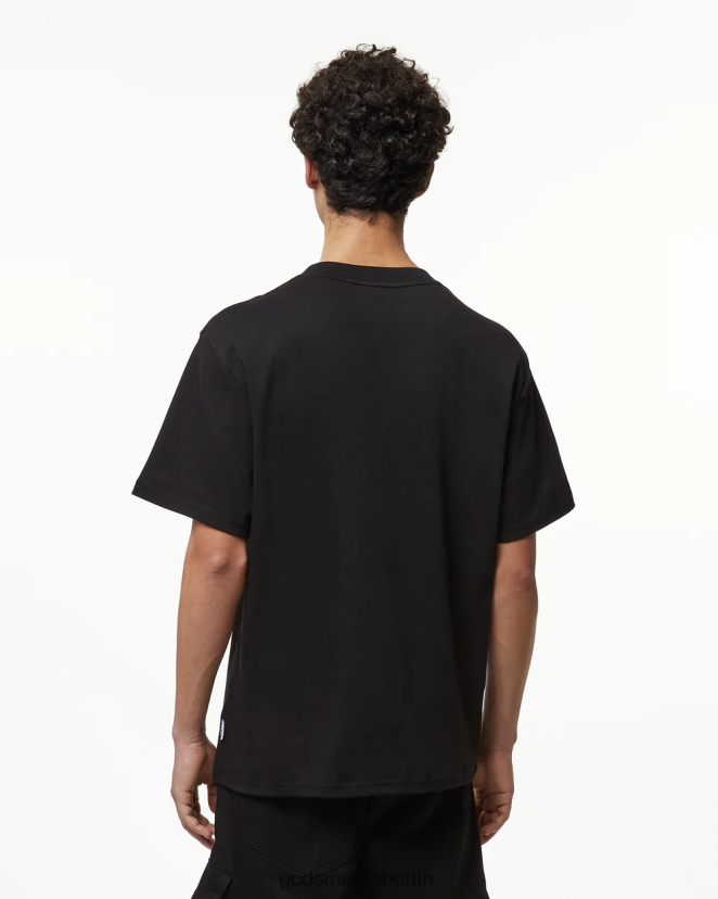 GCDS Männer Normales T-Shirt mit Öko-Logo LP42F108 Kalk Kleidung