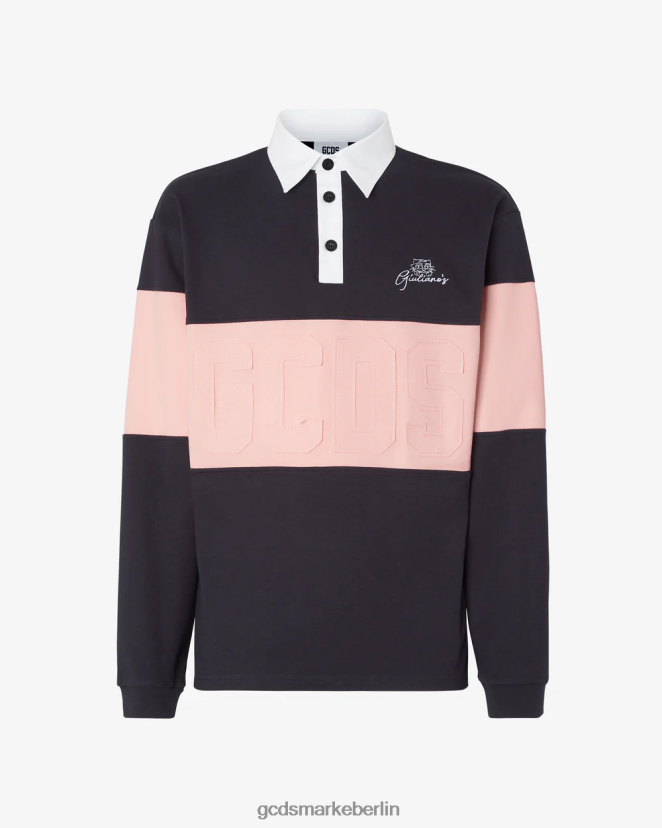 GCDS Männer Poloshirt mit Kittho-Stickerei und Bandlogo LP42F104 Mehrfarbig Kleidung