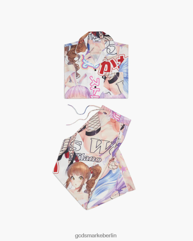 GCDS Männer Hentai-Pyjama LP42F144 Mehrfarbig Kleidung