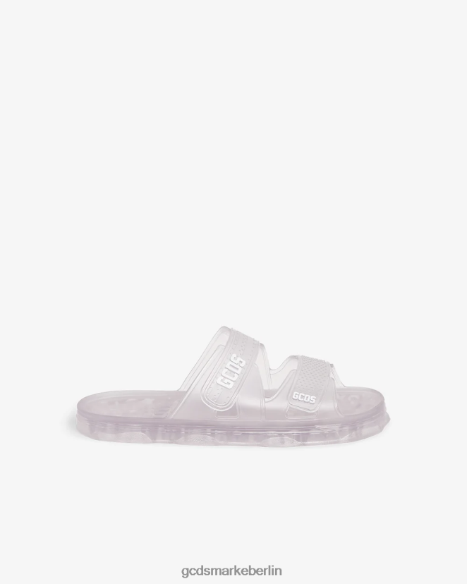 GCDS Männer Gummirutschen LP42F191 transparent Schuhwerk
