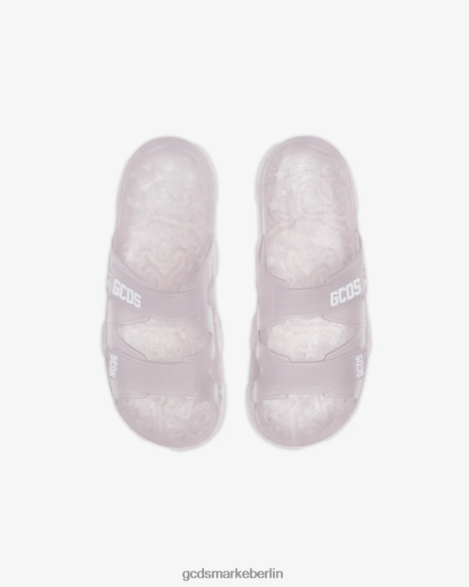 GCDS Männer Gummirutschen LP42F191 transparent Schuhwerk