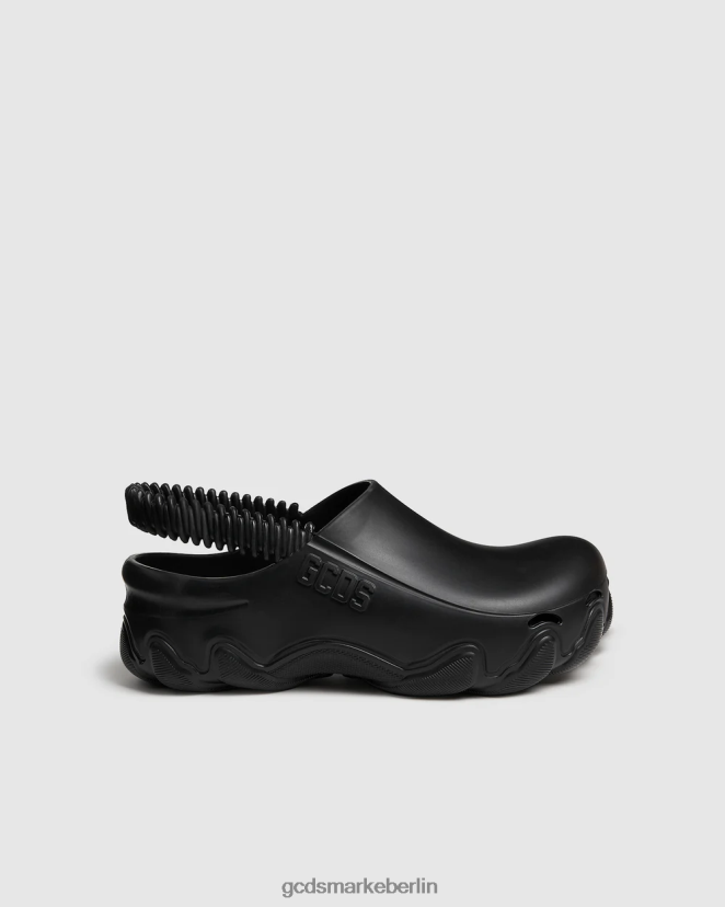 GCDS Männer Steinbock-Clogs LP42F181 Schwarz Schuhwerk